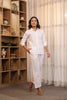 RAAHGIR – WHITE | Cotton Shirt & Pant Co-ord Set