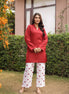MASTANI –MAROON | Rayon Co-ord Set