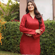 MASTANI –MAROON | Rayon Co-ord Set