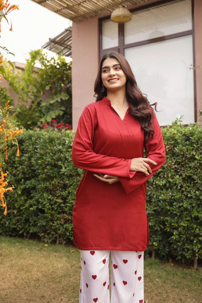 MASTANI – NAVY BLUE | Rayon Co-ord Set