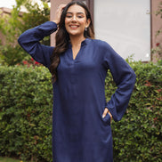 MASTANI – NAVY BLUE | Rayon Co-ord Set