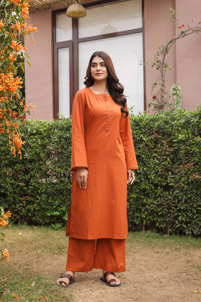 SABR – BURNT ORANGE | Kurta Set