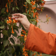 SABR – BURNT ORANGE | Kurta Set