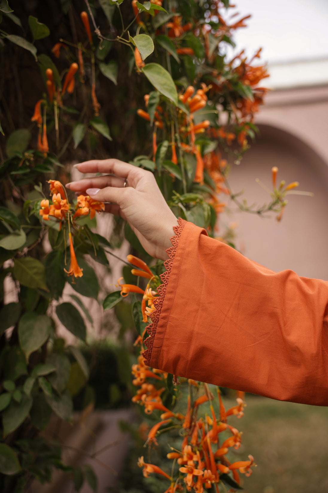 SABR – BURNT ORANGE | Kurta Set