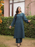 SABR – TEAL BLUE | Kurta Set