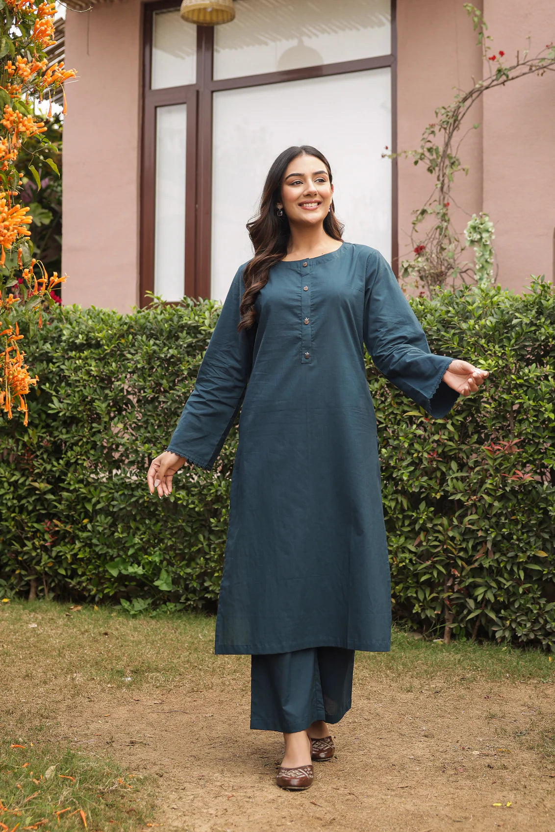 SABR – BURNT ORANGE | Kurta Set
