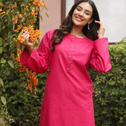 SABR – BURNT ORANGE | Kurta Set