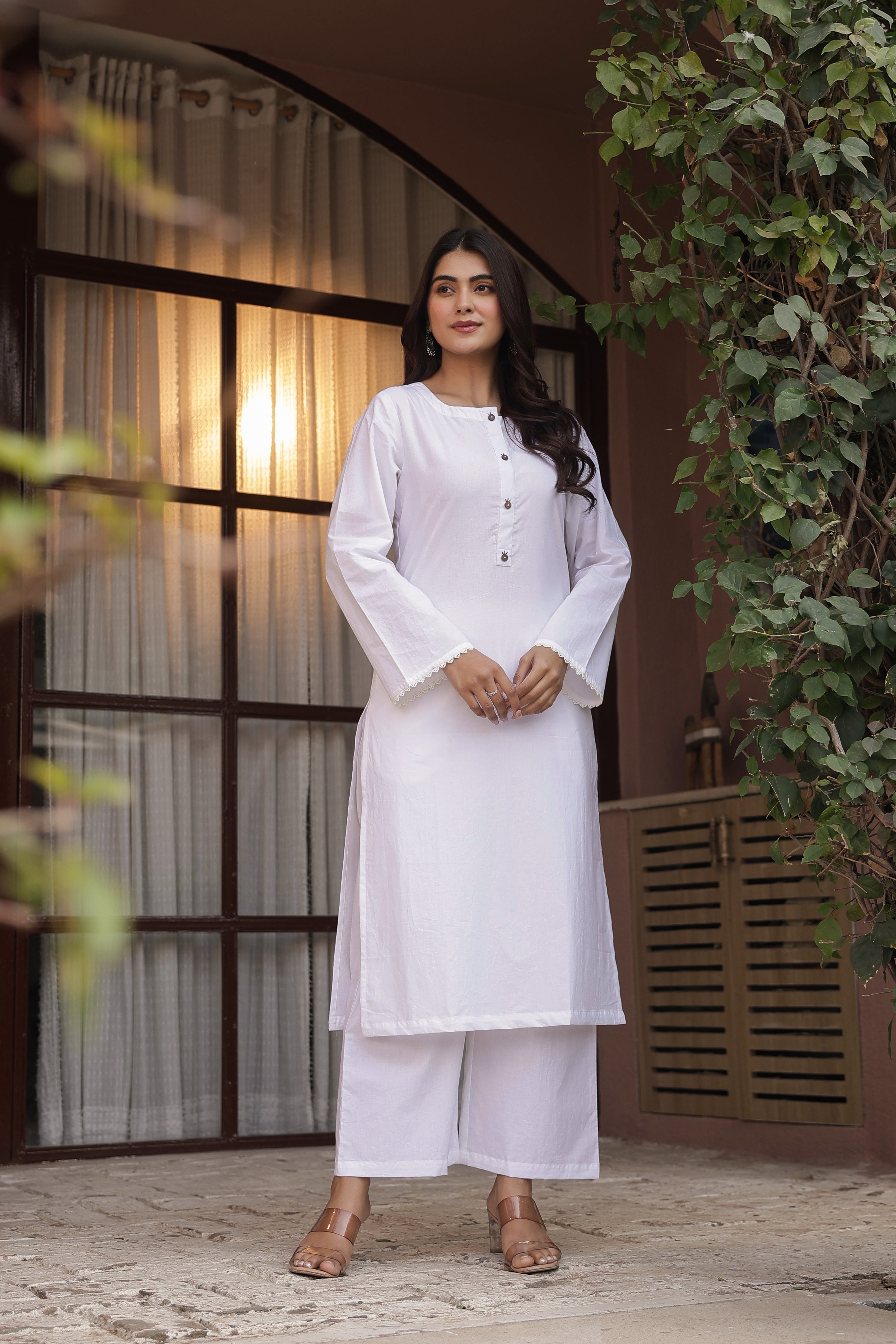 SABR – WHITE | Kurta Set
