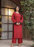 NOOR – MAROON | Kurta Set