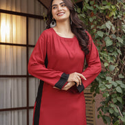 NOOR – MAROON | Kurta Set