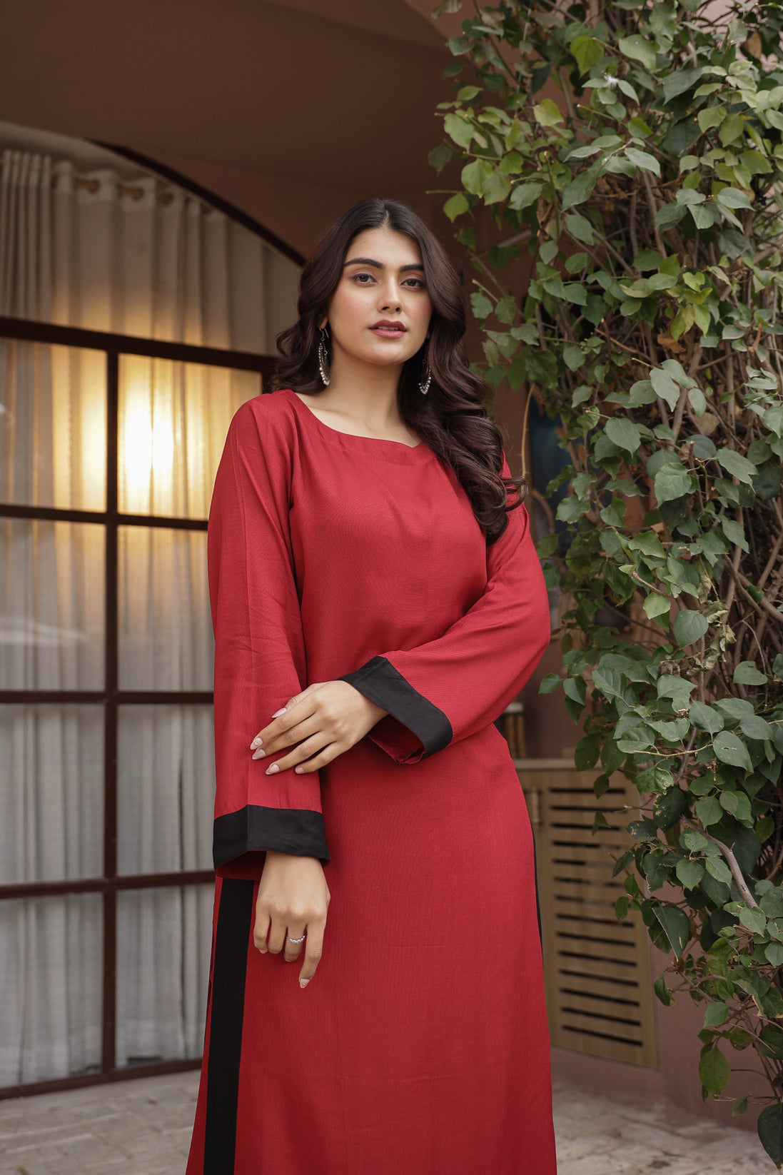 NOOR – MAROON | Kurta Set