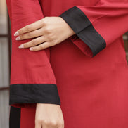 NOOR – MAROON | Kurta Set