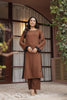 NOOR – BROWN | Relaxed Fit Rayon Kurta Set