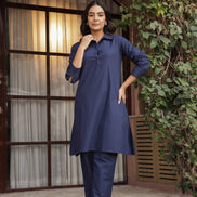 DHURANDHAR – WHITE | Cotton Kurta Pant Set