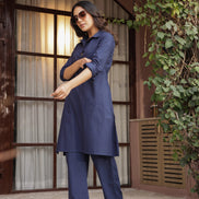 DHURANDHAR – WHITE | Cotton Kurta Pant Set