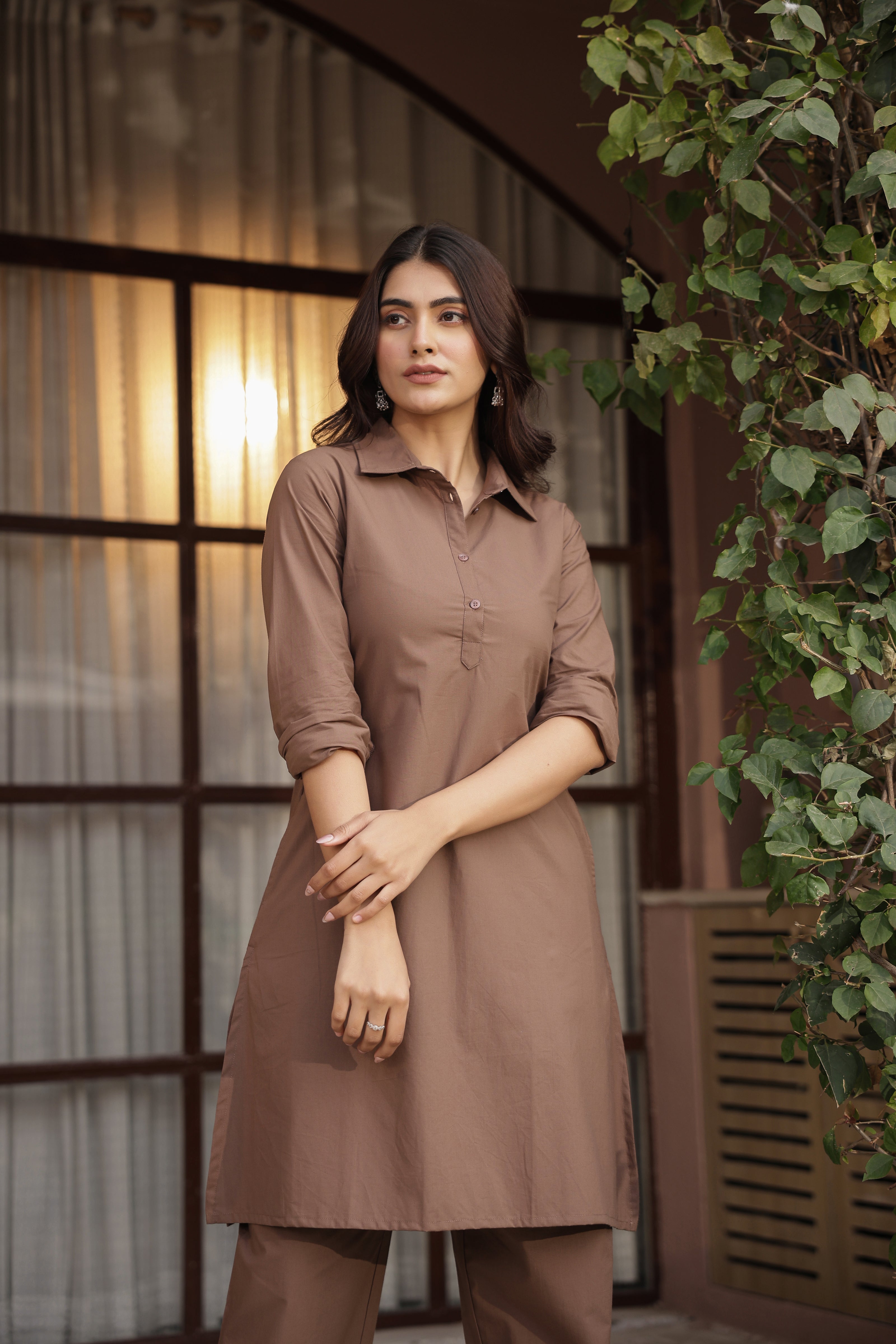 DHURANDHAR – WHITE | Cotton Kurta Pant Set