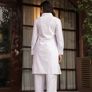 DHURANDHAR – BLACK | Cotton Kurta Pant Set