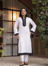 FITOOR – WHITE | Premium Cotton Poplin Kurta Set