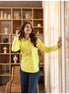 CHANCHAL – YELLOW | Premium Cotton Poplin Shirt