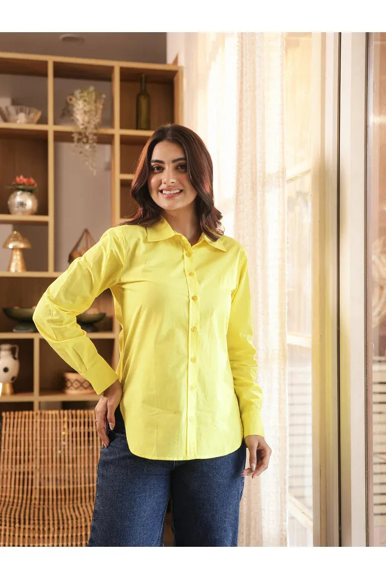 CHANCHAL – RED | Premium Cotton Poplin Shirt