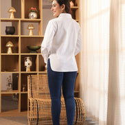 CHANCHAL – WHITE | Premium Cotton Poplin Shirt