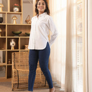 CHANCHAL – WHITE | Premium Cotton Poplin Shirt