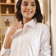 CHANCHAL – RED | Premium Cotton Poplin Shirt