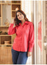 CHANCHAL – RED | Premium Cotton Poplin Shirt