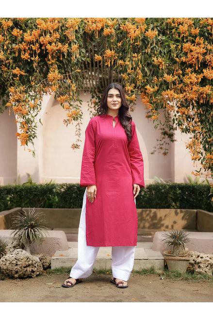 SAHAJ – BURNT ORANGE | Kurta with Farshi Salwar Set