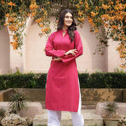 SAHAJ – PINK | Kurta with Farshi Salwar Set