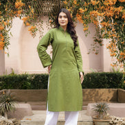 SAHAJ – GREEN | Kurta with Farshi Salwar Set