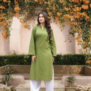 SAHAJ – GREEN | Kurta with Farshi Salwar Set
