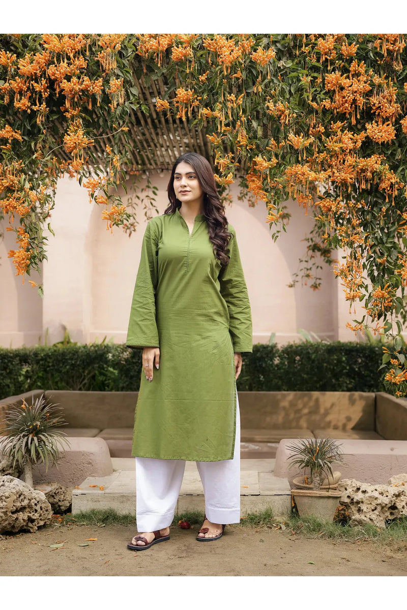SAHAJ – BURNT ORANGE | Kurta with Farshi Salwar Set