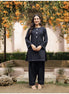 AABROO – BLACK | Premium Cotton Poplin Kurta Set