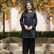 AABROO – WHITE | Premium Cotton Poplin Kurta Set