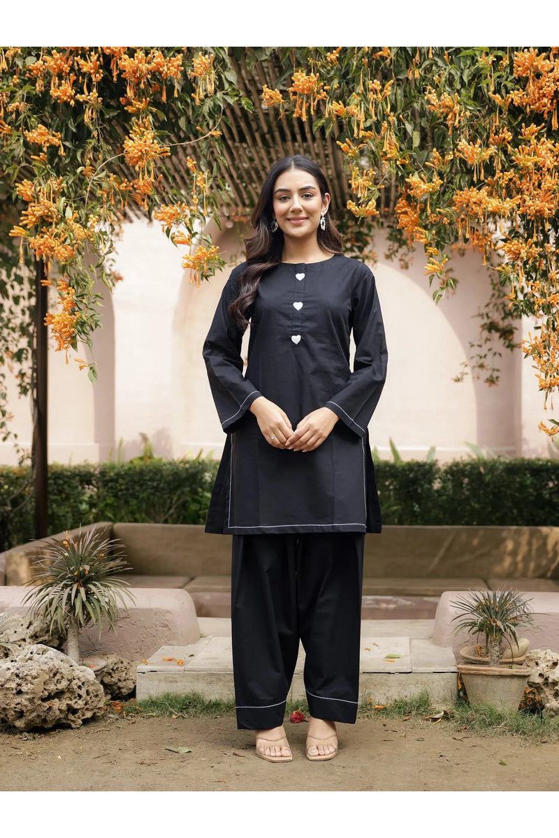 AABROO – WHITE | Premium Cotton Poplin Kurta Set