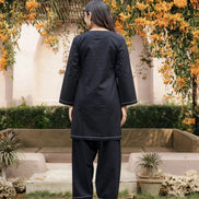 AABROO – WHITE | Premium Cotton Poplin Kurta Set