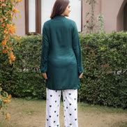 MASTANI – GREEN | Rayon Co-ord Set