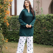MASTANI – GREEN | Rayon Co-ord Set