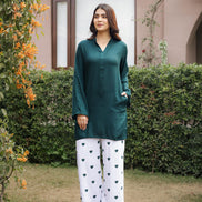 MASTANI – GREEN | Rayon Co-ord Set