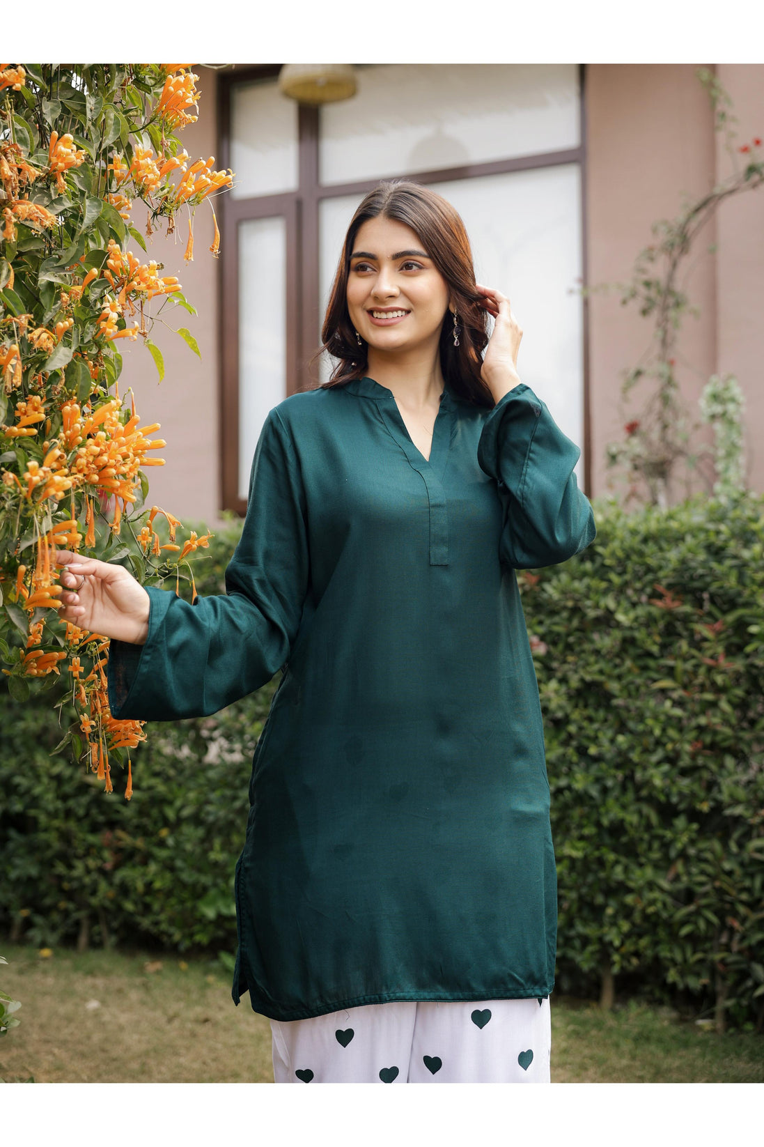 MASTANI – GREEN | Rayon Co-ord Set