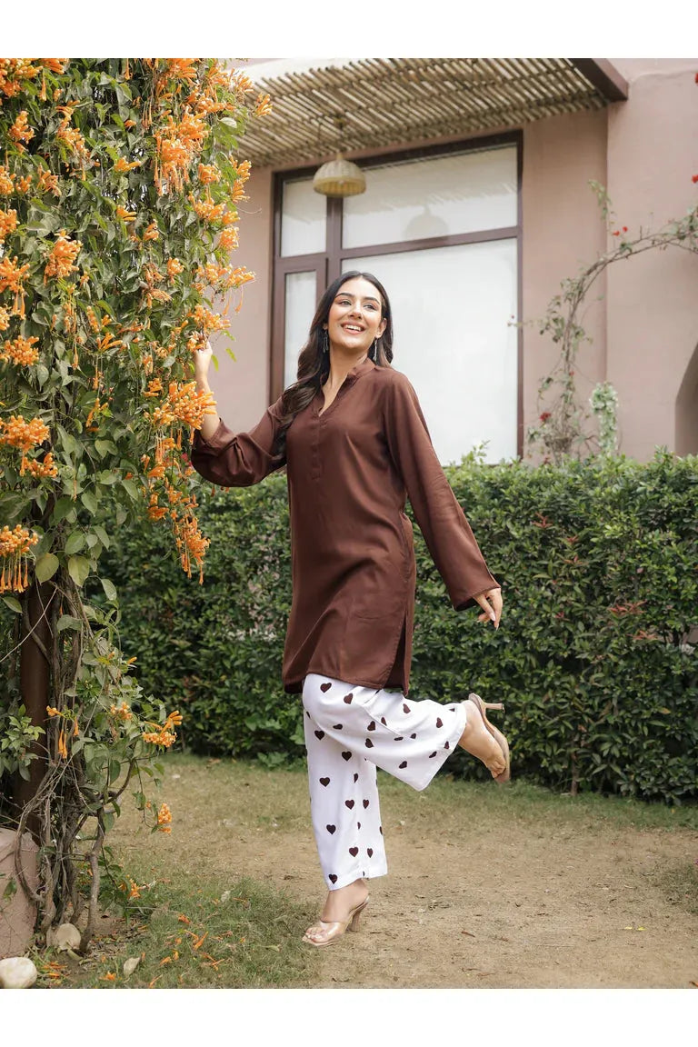 MASTANI – NAVY BLUE | Rayon Co-ord Set