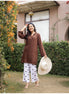 MASTANI – BROWN | Rayon Co-ord Set